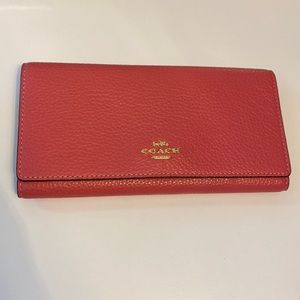 Pink Coach Wallet